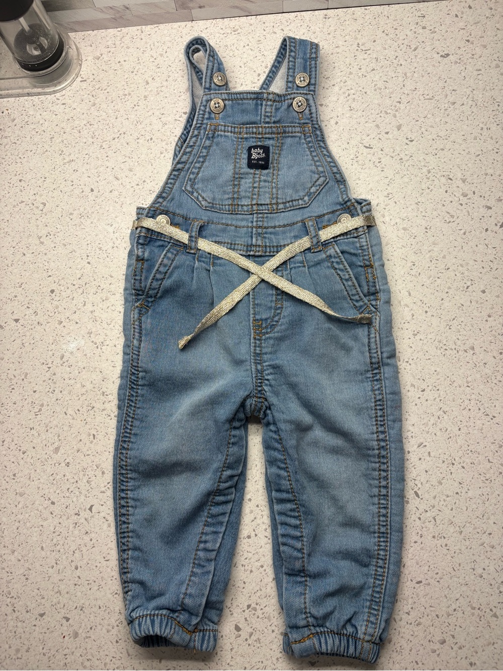 Baby B’gosh girl coveralls size 12 months